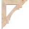Ekena Millwork Merced Traditional Smooth Bracket w/ Offset Brace, Douglas Fir, 7 1/2"W x 32"D x 36"H BKT0806X32X36MRC01SDF - alternate 2